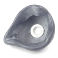 Voorwerpen Adlib\V25871-b.jpg; V25871; ; Narcosemasker (rubber)Anesthetic mask (rubber)